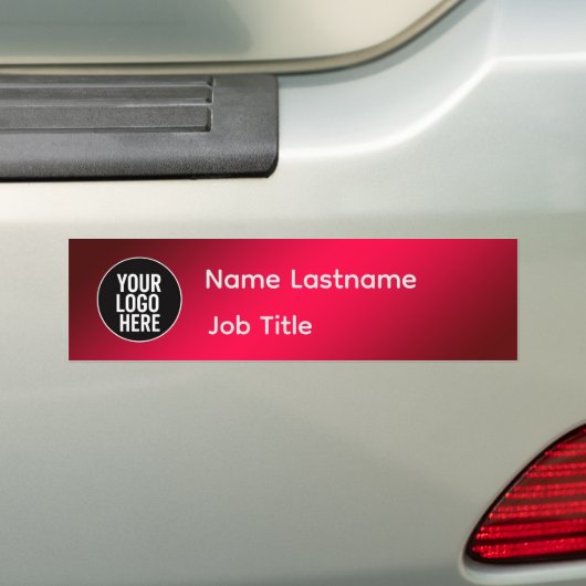 Name Job Title Sticker (Op auto)