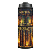 Name Just One More Chapter Books Candles Thermosbeker (Voorkant)