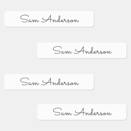 Name Labels for kids Back to School Cursive Script (Groep)