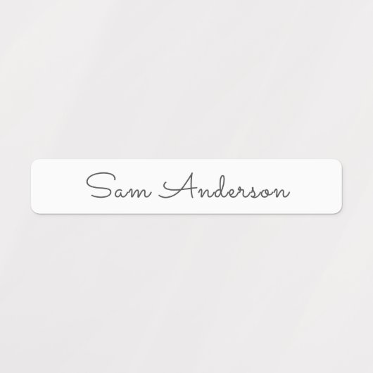 Name Labels for kids Back to School Cursive Script (Design 1)