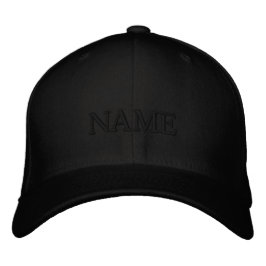 NAME Lettering Hat – Simple Embroidered Style Geborduurde Pet