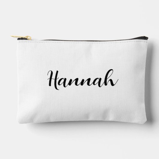 Name Makeup Bag,Beaty makeup bag,Monogramed Makeup Etui (Voorkant)