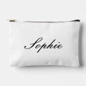 Name Makeup Bag,Beaty makeup bag,Monogramed Makeup Etui (Voorkant)