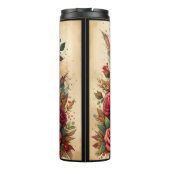 Name, Old Books & Roses Floral Thermosbeker (Achterkant)
