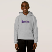"name" paarse sneeuw, Hoodies & Sweatshirt (Voorkant volledig)