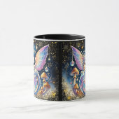 Name, Pastel Baby Dragon Pink Blue on Dark Mok (Midden)