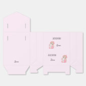 Name Personalized Bedankdoosjes (Ongevouwen)