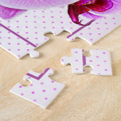 Name: Purple/Pink Orchid Floral Photography Legpuzzel (Zijkant)