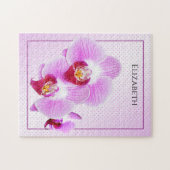 Name: Purple/Pink Orchid Floral Photography Legpuzzel (Horizontaal)