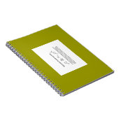 Name reaction Note Notitieboek (Rechterzijde)