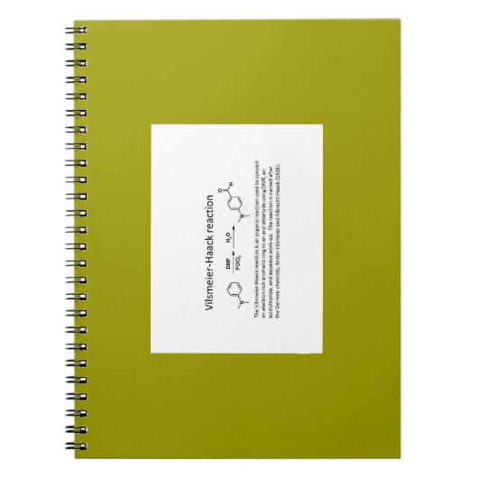 Name reaction Note Notitieboek (Voorkant)