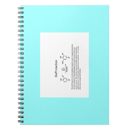 Name reaction Note Notitieboek (Voorkant)