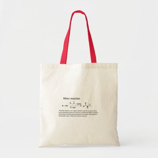 Name reaction tote bag (Voorkant)