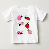 Name Sweet Cute Pink Red Ladybug Cartoon   (Voorkant)