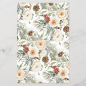 Name that Tea Winter Bridal Shower Game Card Flyer (Achterkant)