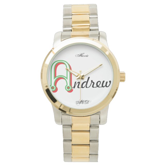 NAME WATCH: ANDREW HAVIC ACD HORLOGE (Voorkant)