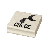 Name with Mermaid Tail Signature Stamp Rubberstempel (Stempel)