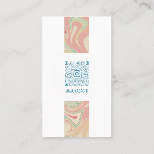 NameCard 4 名刺 Visitekaartje (Achterkant)