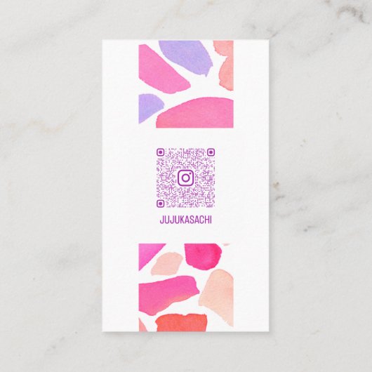 NameCard 8 名刺 Visitekaartje (Achterkant)