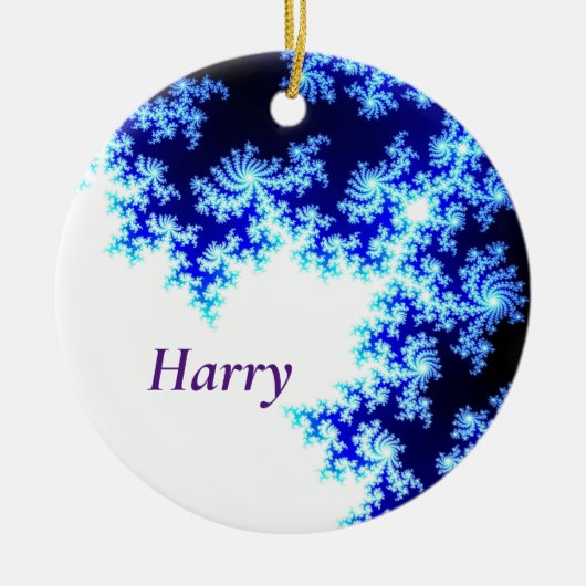 Named Frosty Keramisch Ornament (Voorkant)