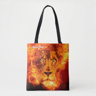 Named Lion of Judah Canvas tas