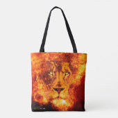 Named Lion of Judah Canvas tas (Achterkant)
