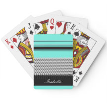 Named Mint Stripes en Chevron