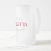 NameMug Matglas Bierpul (Voorkant rechts)