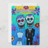 Namen aanpassen DOD Wedding Invitation Kaart (Achterkant)