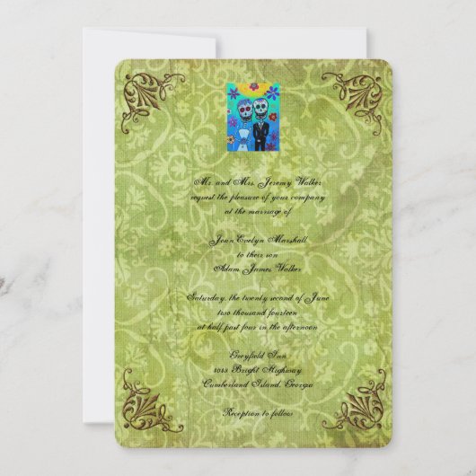 Namen aanpassen DOD Wedding Invitation Kaart (Voorkant)