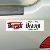 Namen Barack en Draven sticker (Op auto)