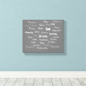 Namen Canvas Afdruk (Insitu (Houten vloer))