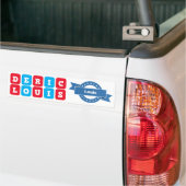 Namen: Deric en Louis nametag/sticker Bumpersticker (Op Truck)
