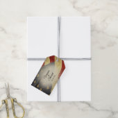 Namen en datum van de Amerikaanse vlag Cadeaulabel (Met Touw)