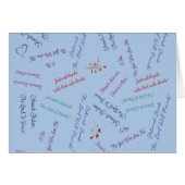 Namen en karakter van God Parakaleo kaart (Voorkant Horizontaal)