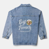 Namen Foto Beste Vrienden Denim Jacket (Achterkant)