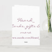 Namen gesneden in Tree Kaart - Bruin (Achterkant)