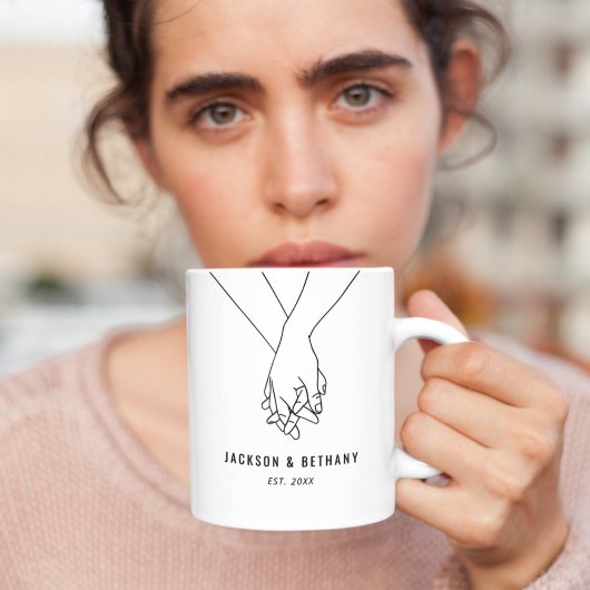Namen & Jaar dat Koppel Begon Koffiemok