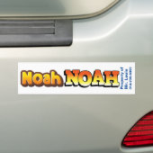 Namen: Noah nametag/sticker Bumpersticker (Op auto)