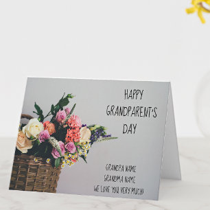Namen op Grandparent's Day-Wenskaart Kaart