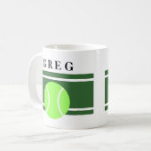 Namen op Tennis-Mokken Koffiemok (Voorkant links)