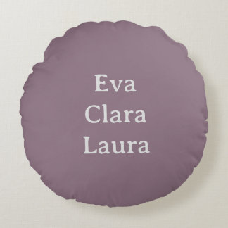 Namen Rond Kussen