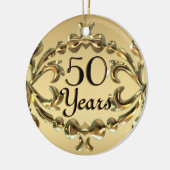 Namen toevoegen 50 jaar Jubileum Gold Ornament (Links)