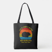 Namen toevoegen Alle tekst wijzigen, beter Guinee- Tote Bag (Achterkant)