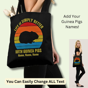 Namen toevoegen Alle tekst wijzigen, beter Guinee- Tote Bag