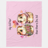 Namen toevoegen Alle Valentijnse tekstpairtjes wij Fleece Deken (Voorkant)