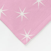 Namen toevoegen Tekst Valentijnsdag Roze ingewande Fleece Deken (Hoek)