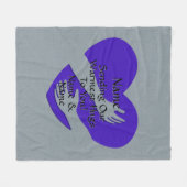 Namen toevoegen Wijzig alle tekstberichten die onz Fleece Deken (Voorkant (Horizontaal))