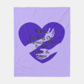 Namen toevoegen Wijzig alle tekstberichten die onz Fleece Deken (Voorkant)