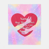 Namen toevoegen Wijzig alle teksthart totdat je Fleece Deken (Voorkant)